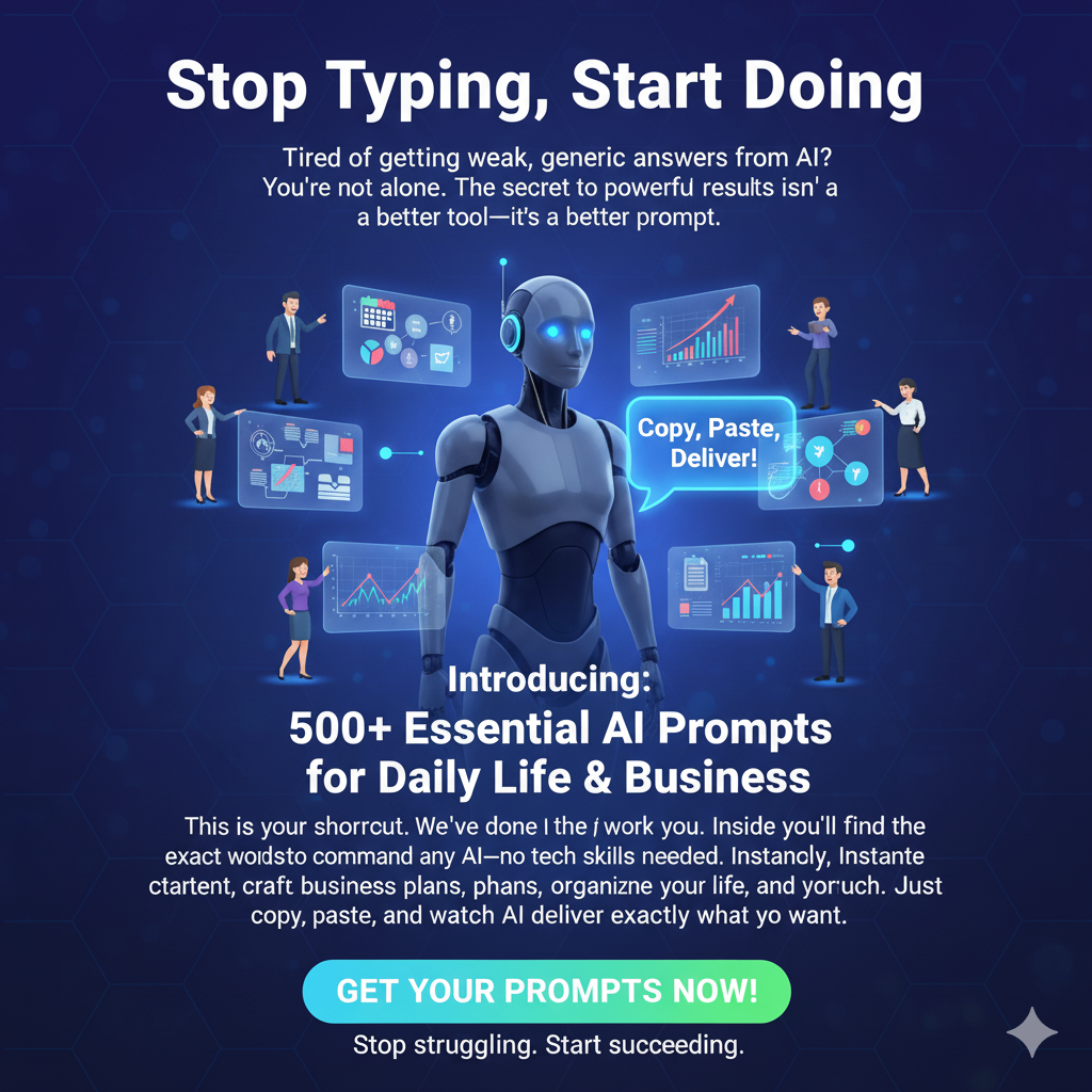 500+ Essential AI Prompts for Daily Life and Business